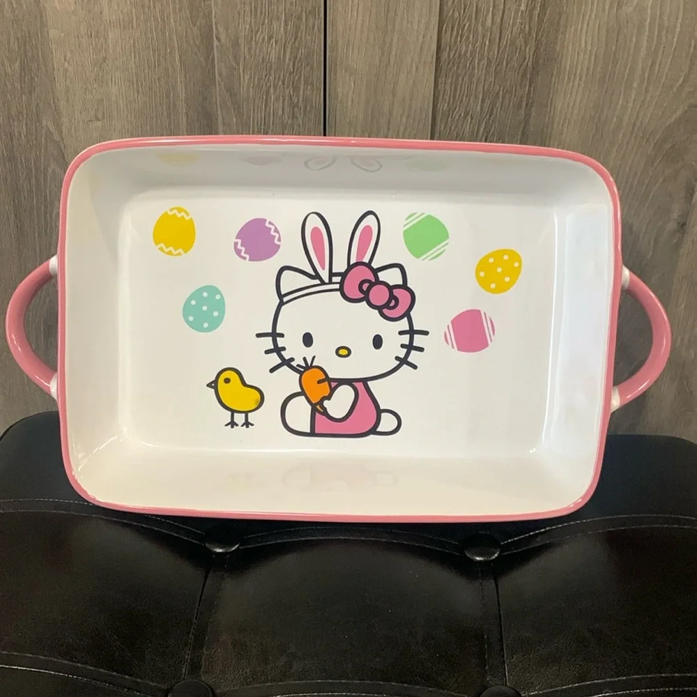 Hello Kitty Easter Bunny Spring Rectangle Cake Baking Pan By Sanrio